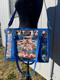 Leilani Handbag in Blue/Animal