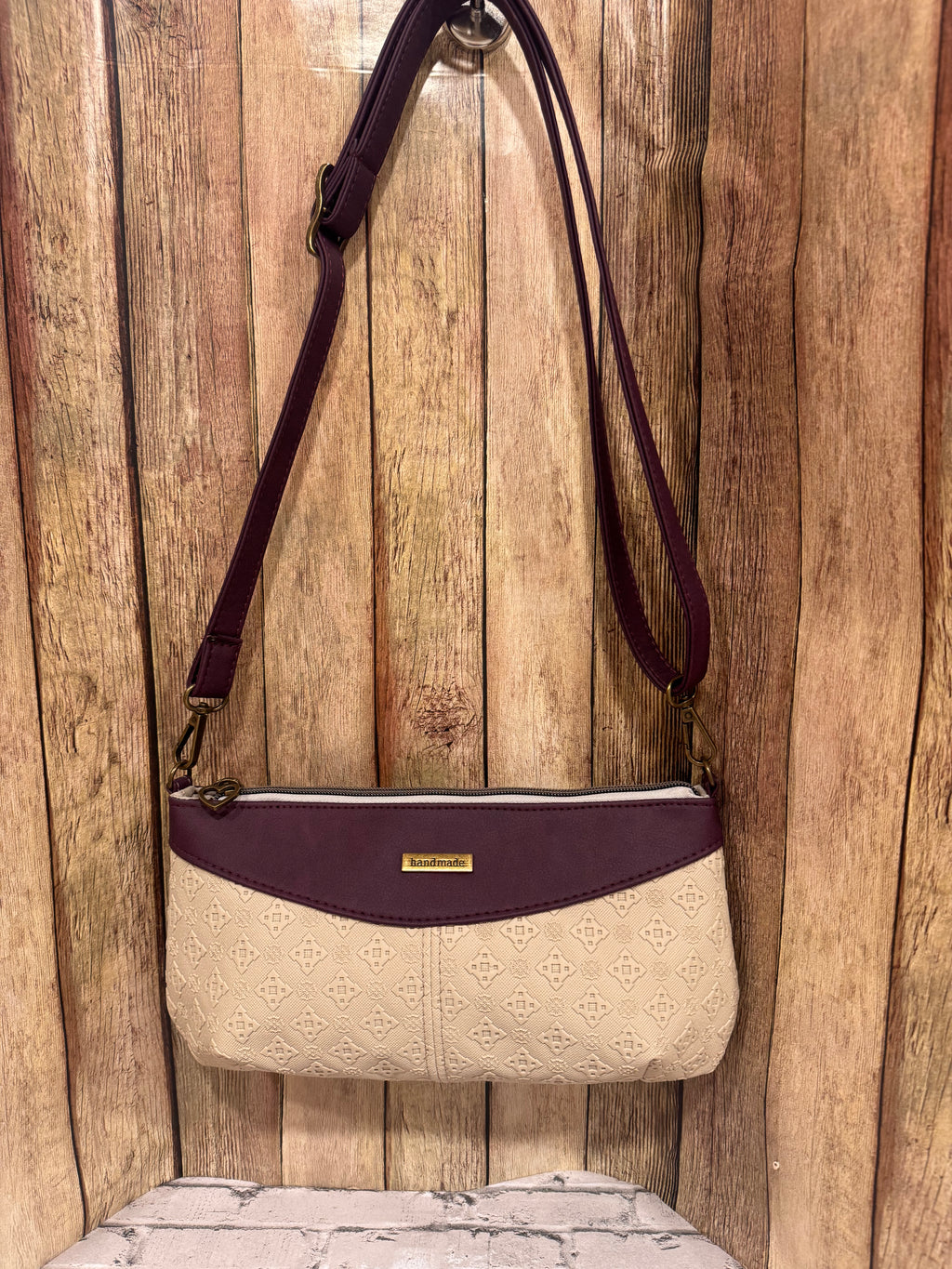 The Ellana Crossbody in Burgundy