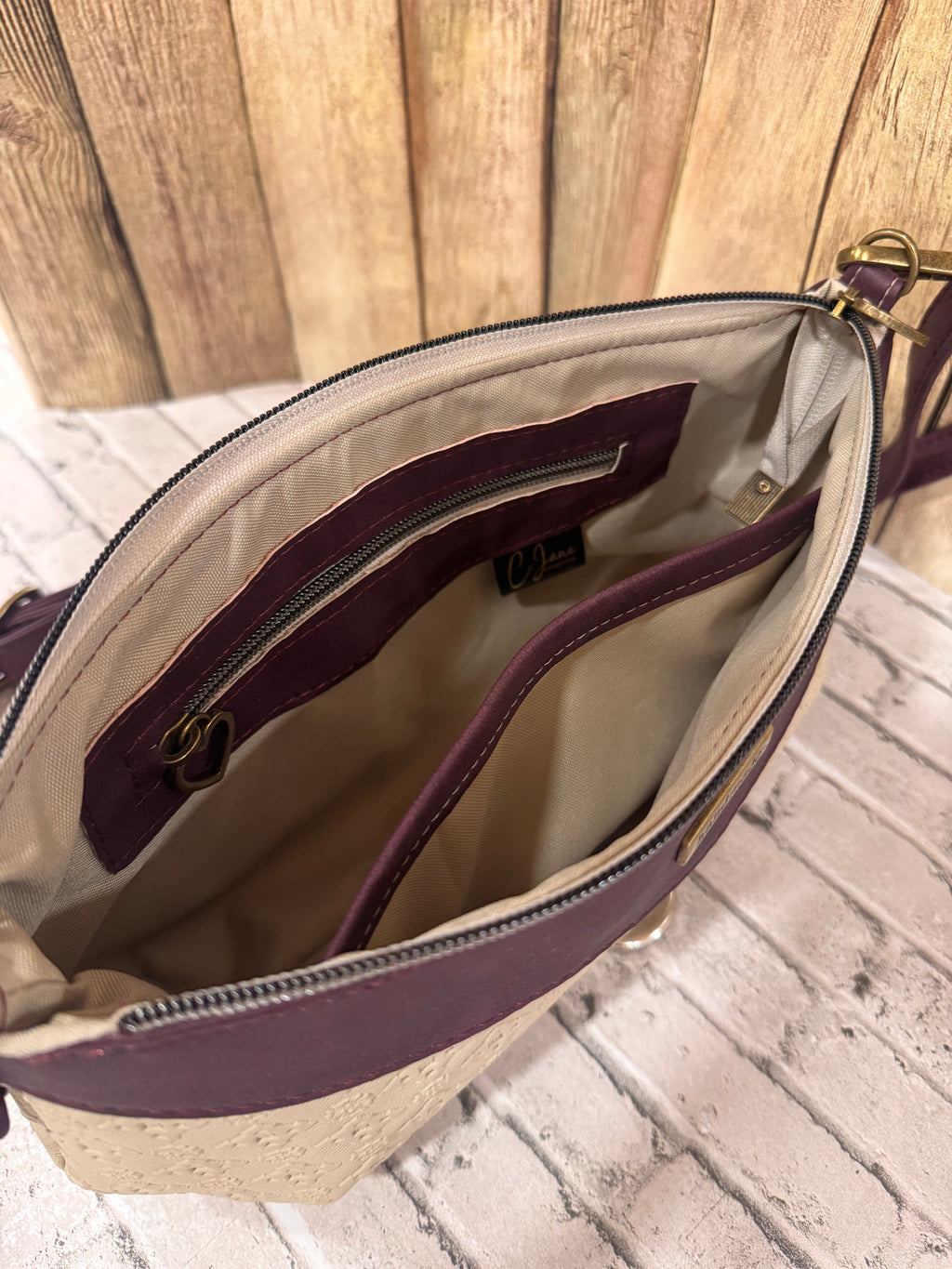 The Ellana Crossbody in Burgundy